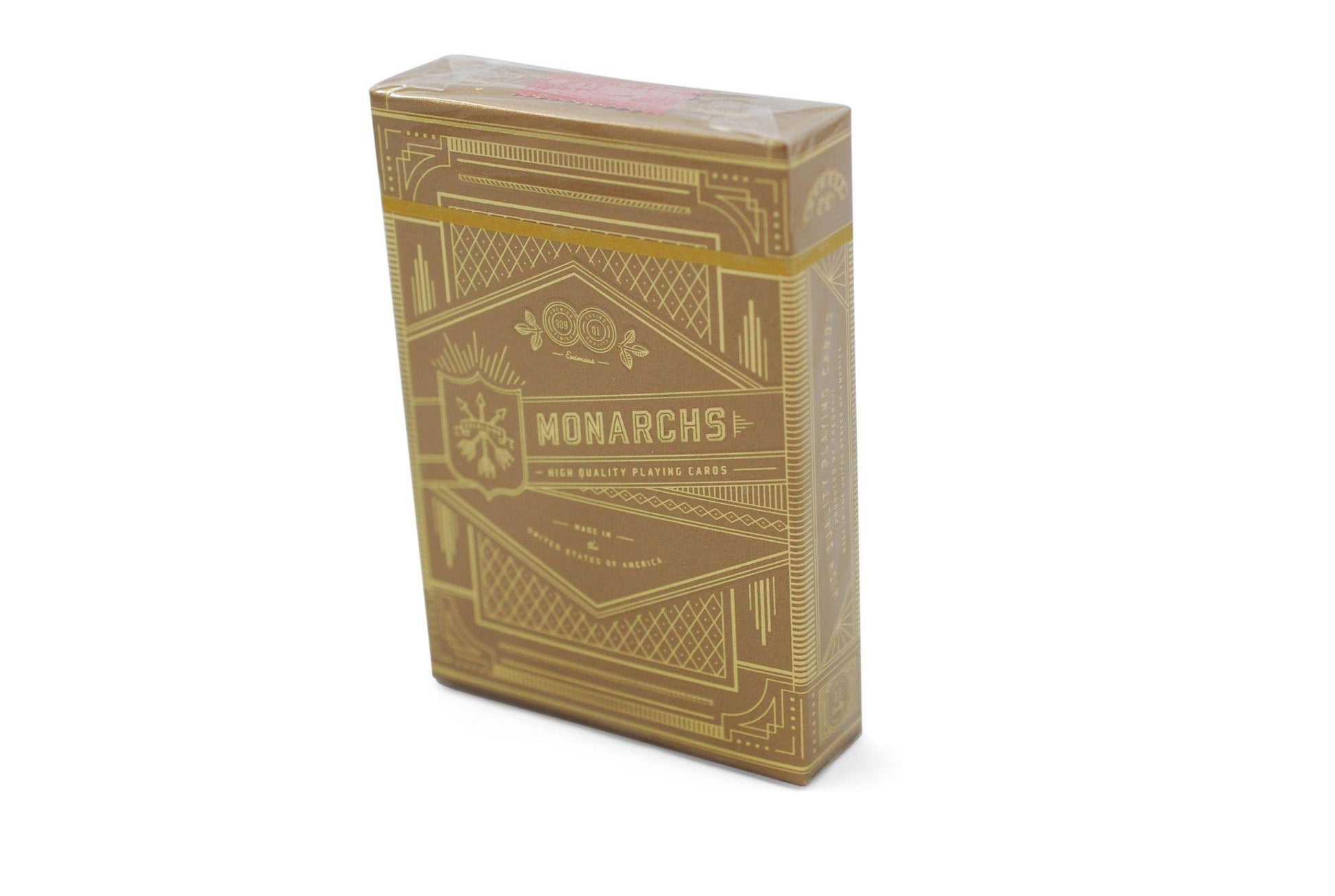 Gold Monarchs Playing Cards by Theory11