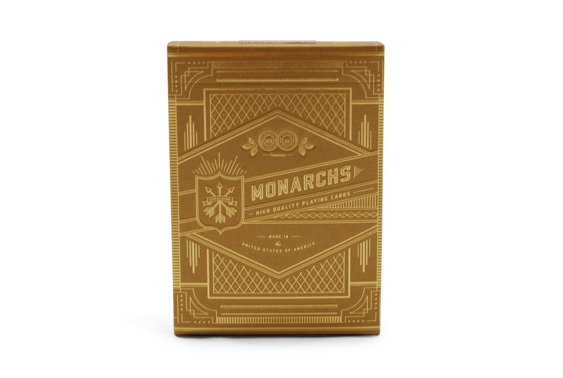Gold Monarchs Playing Cards by Theory11