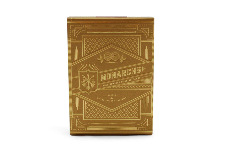 Gold Monarchs-RarePlayingCards.com