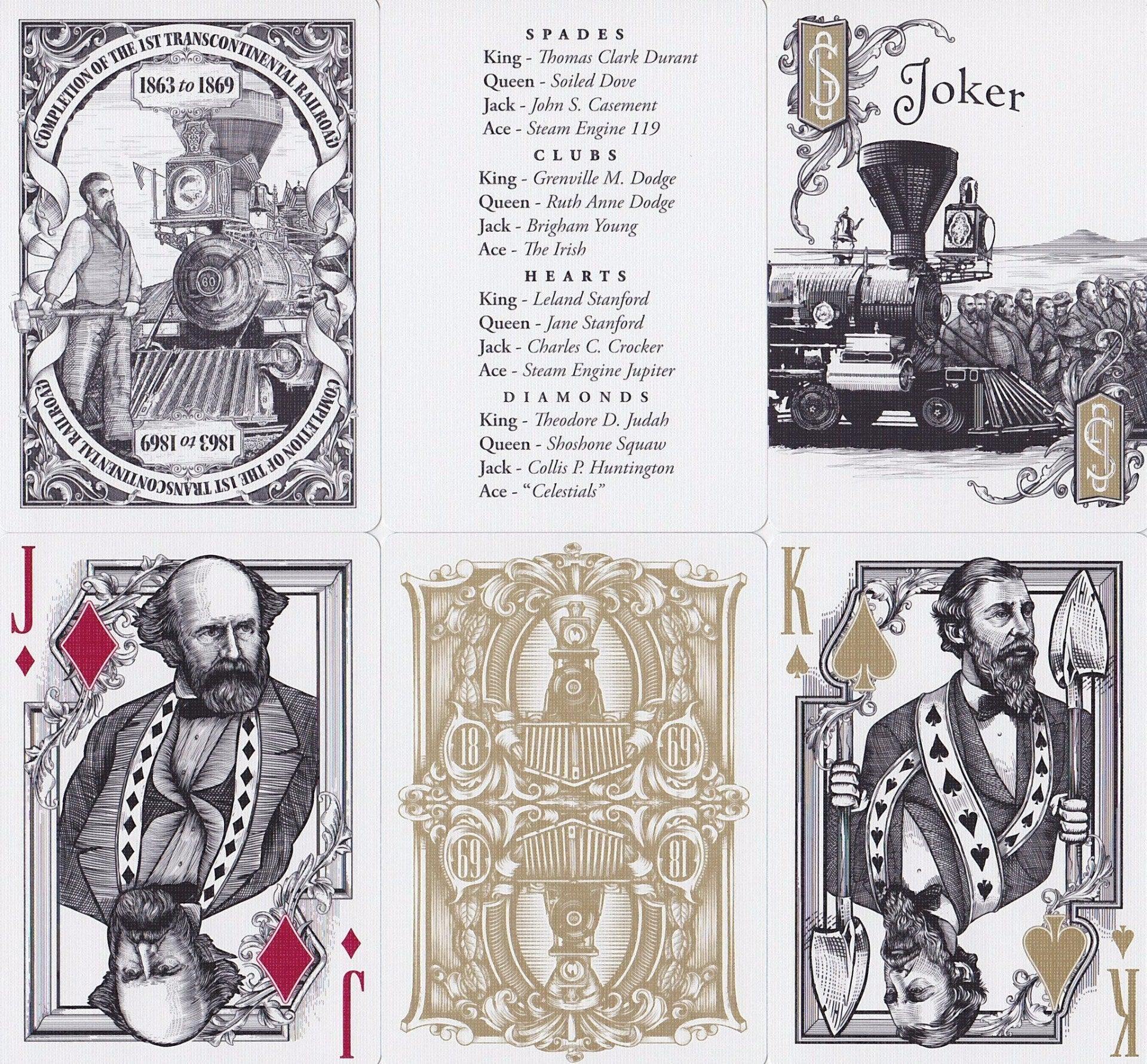 Golden Spike Playing Cards by Legends Playing Card Co.