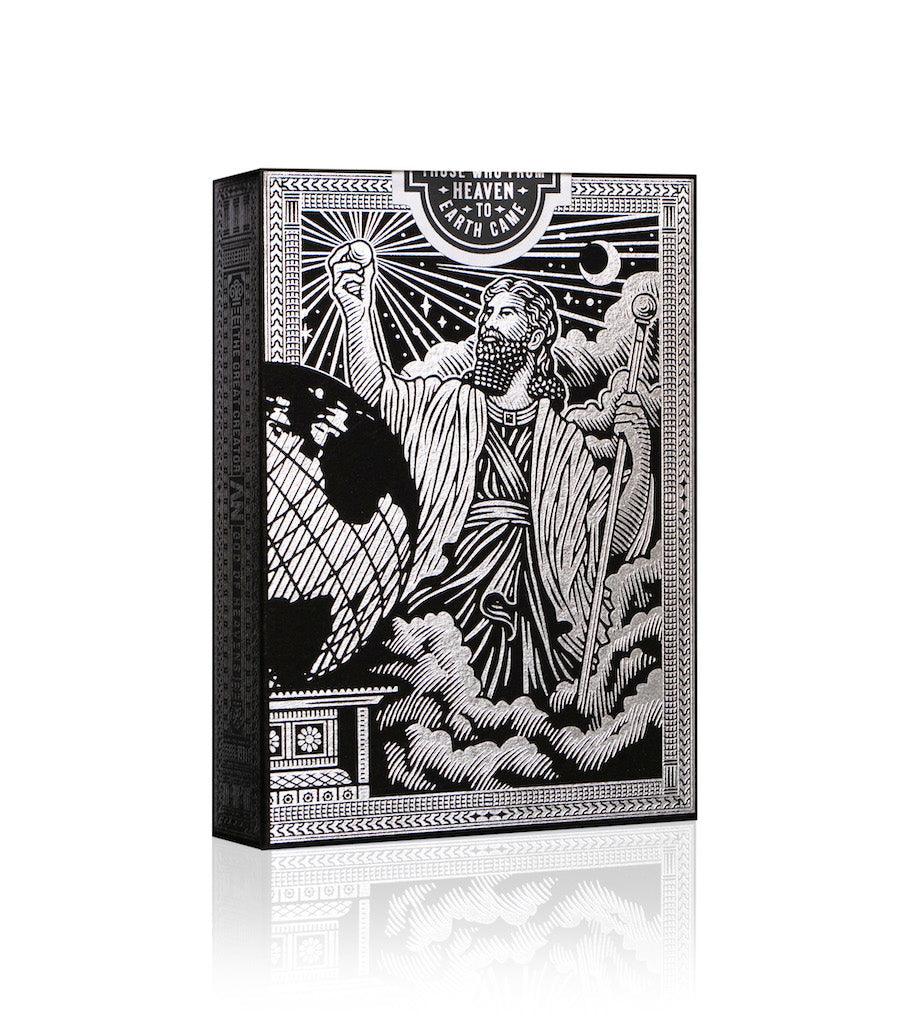 The Great Creator - Silver Collector's Edition Playing Cards by Riffle Shuffle Playing Card Company