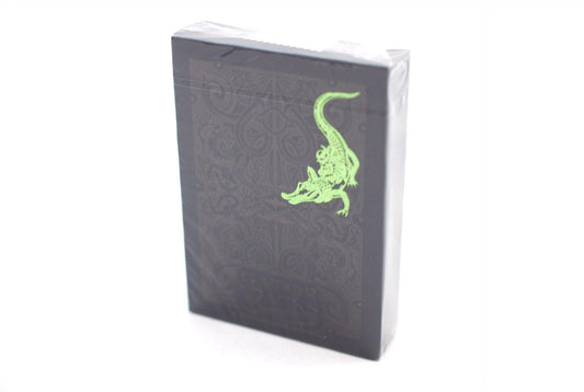 Green Gatorbacks Playing Cards by David Blaine