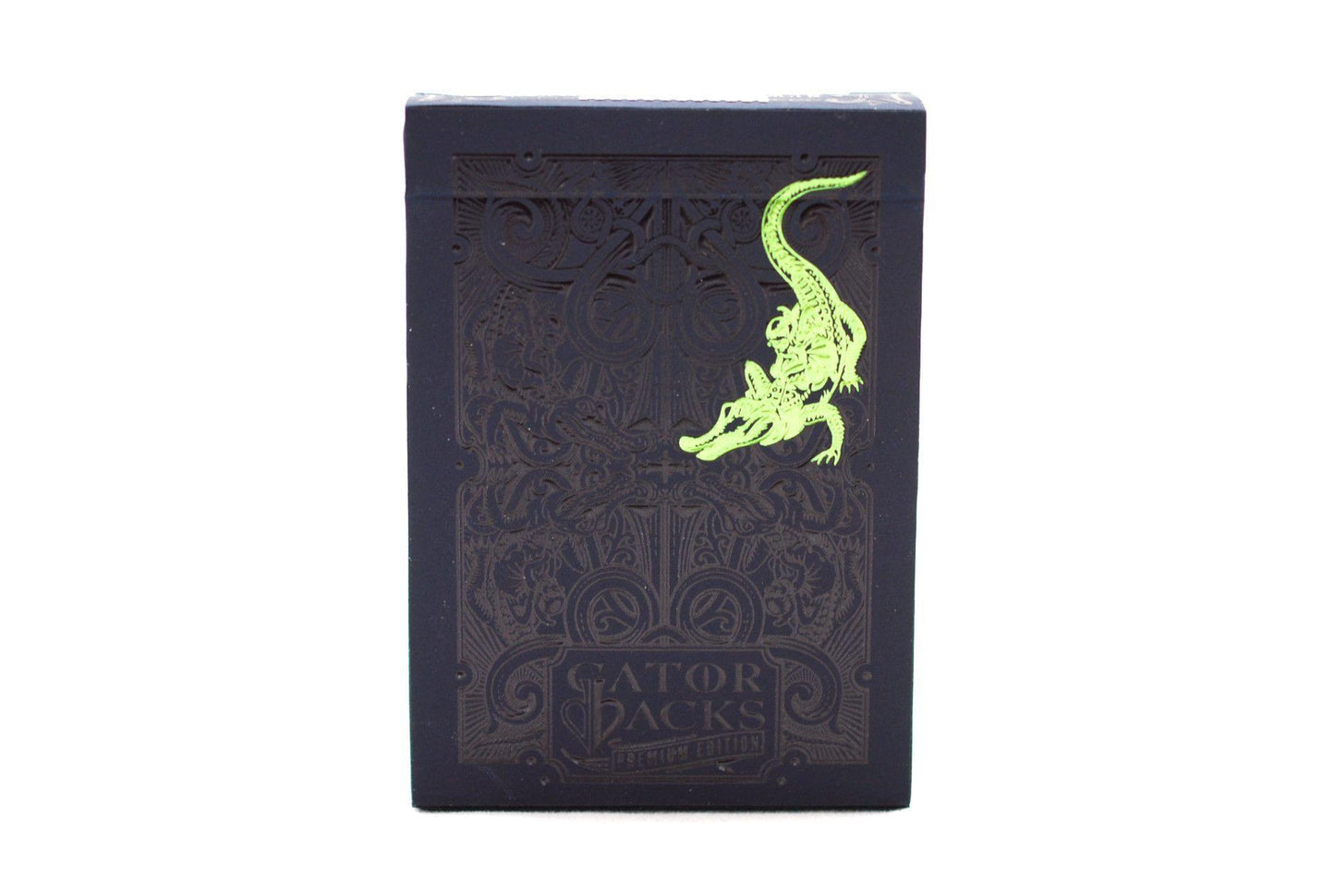 Green Gatorbacks Playing Cards by David Blaine
