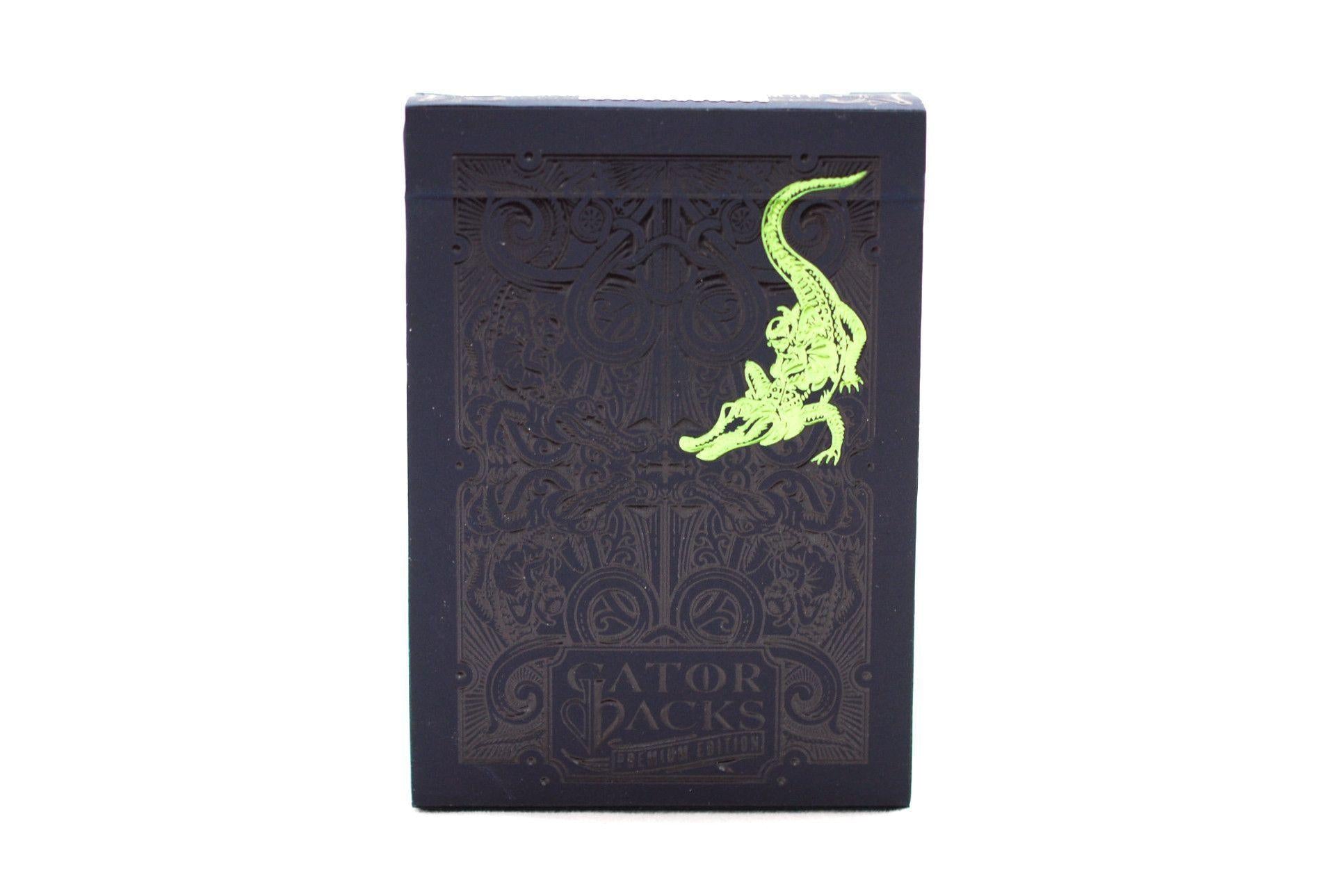 Green Gatorbacks Playing Cards by David Blaine
