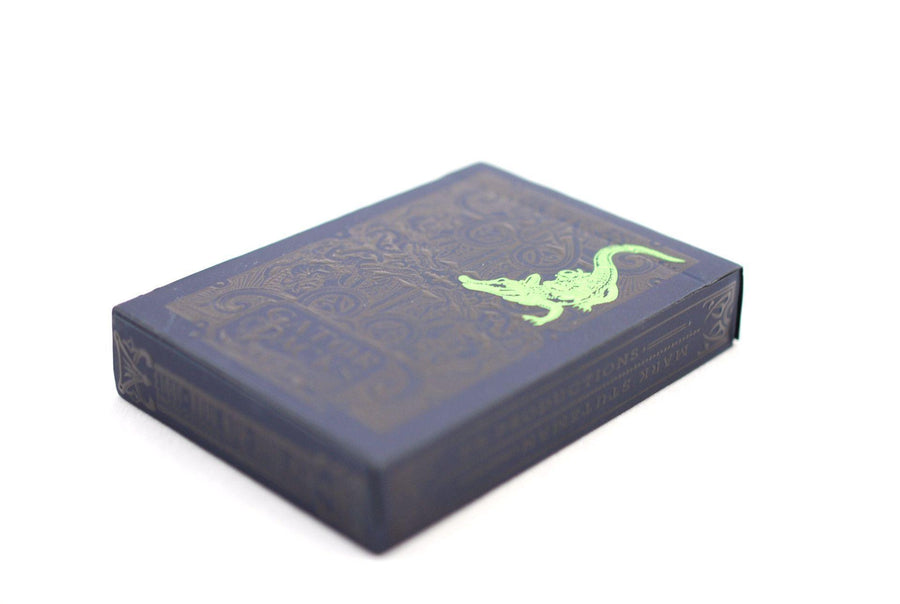Green Gatorbacks Playing Cards by David Blaine