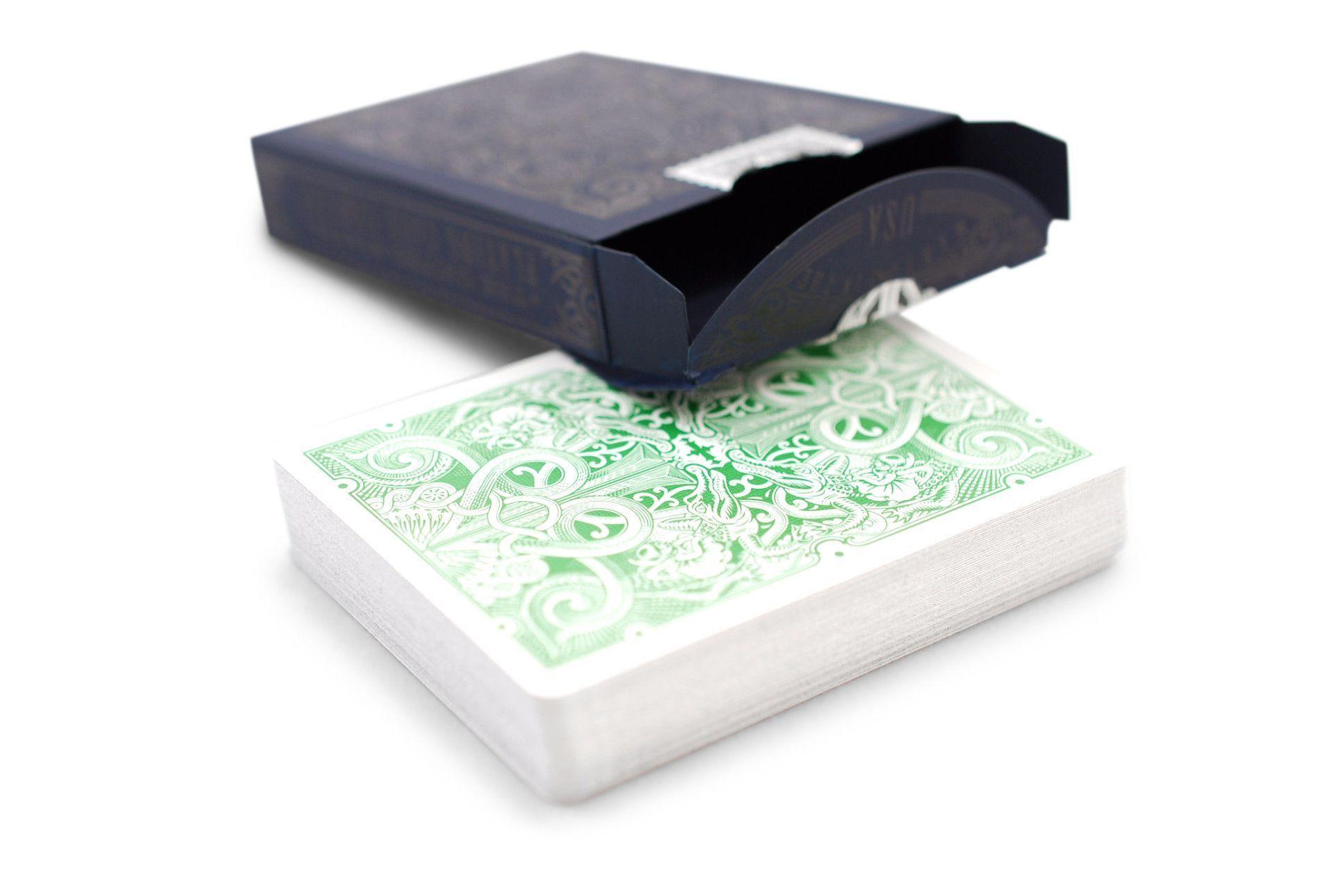Green Gatorbacks-RarePlayingCards.com – Rare Playing Cards