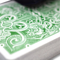 Green Gatorbacks-RarePlayingCards.com