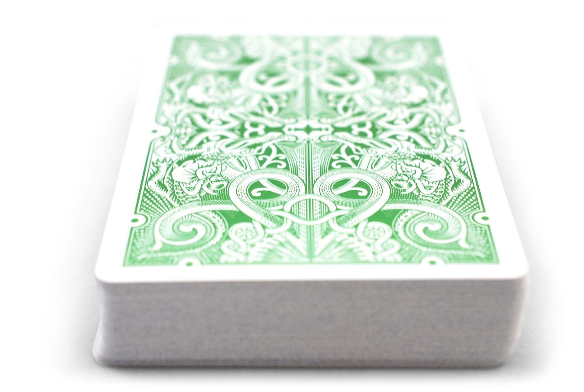Green Gatorbacks-RarePlayingCards.com – Rare Playing Cards