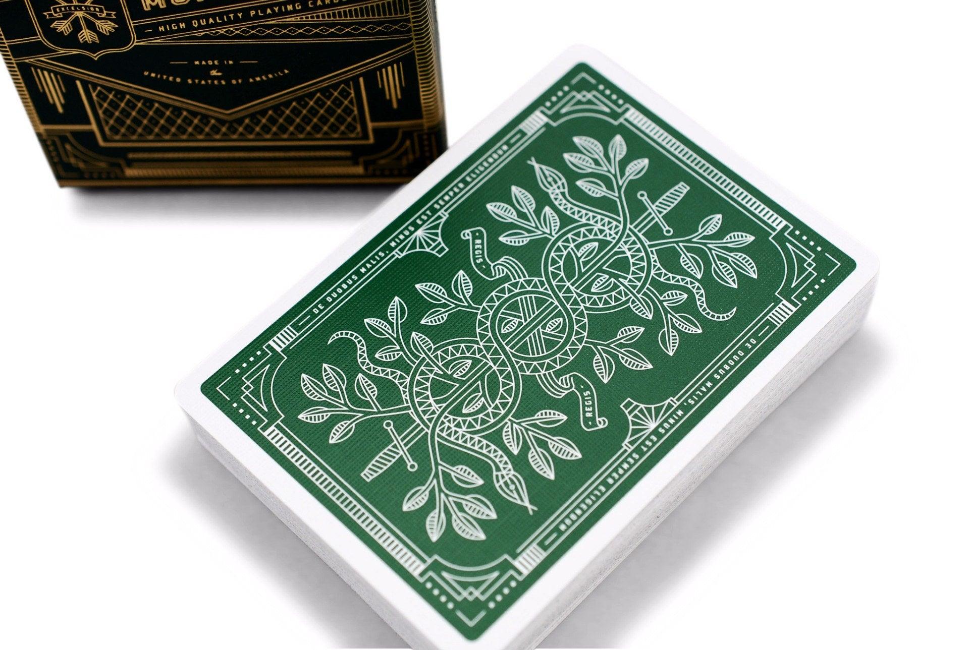 Green Monarchs Playing Cards* Playing Cards by Theory11