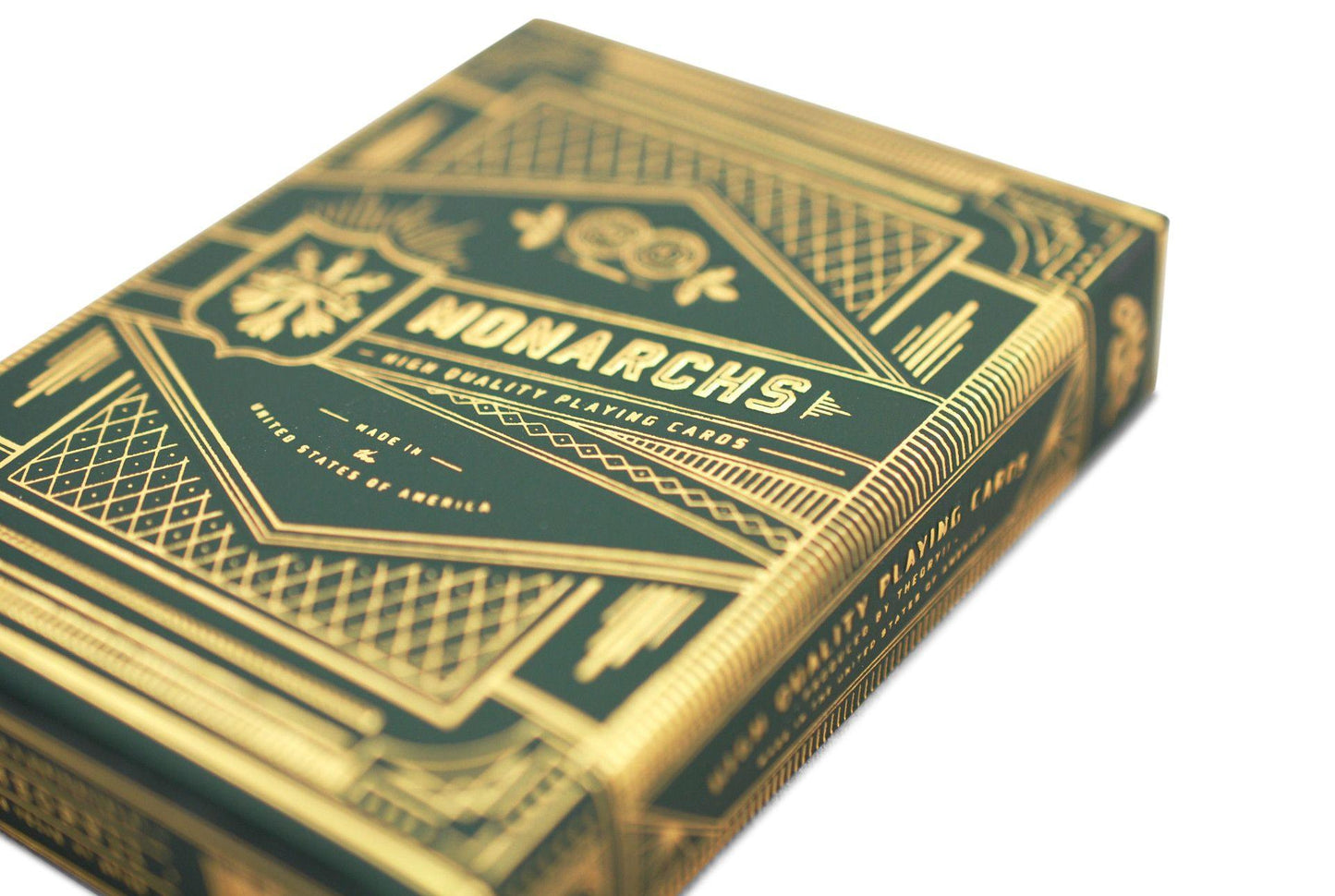 Green Monarchs Playing Cards* Playing Cards by Theory11