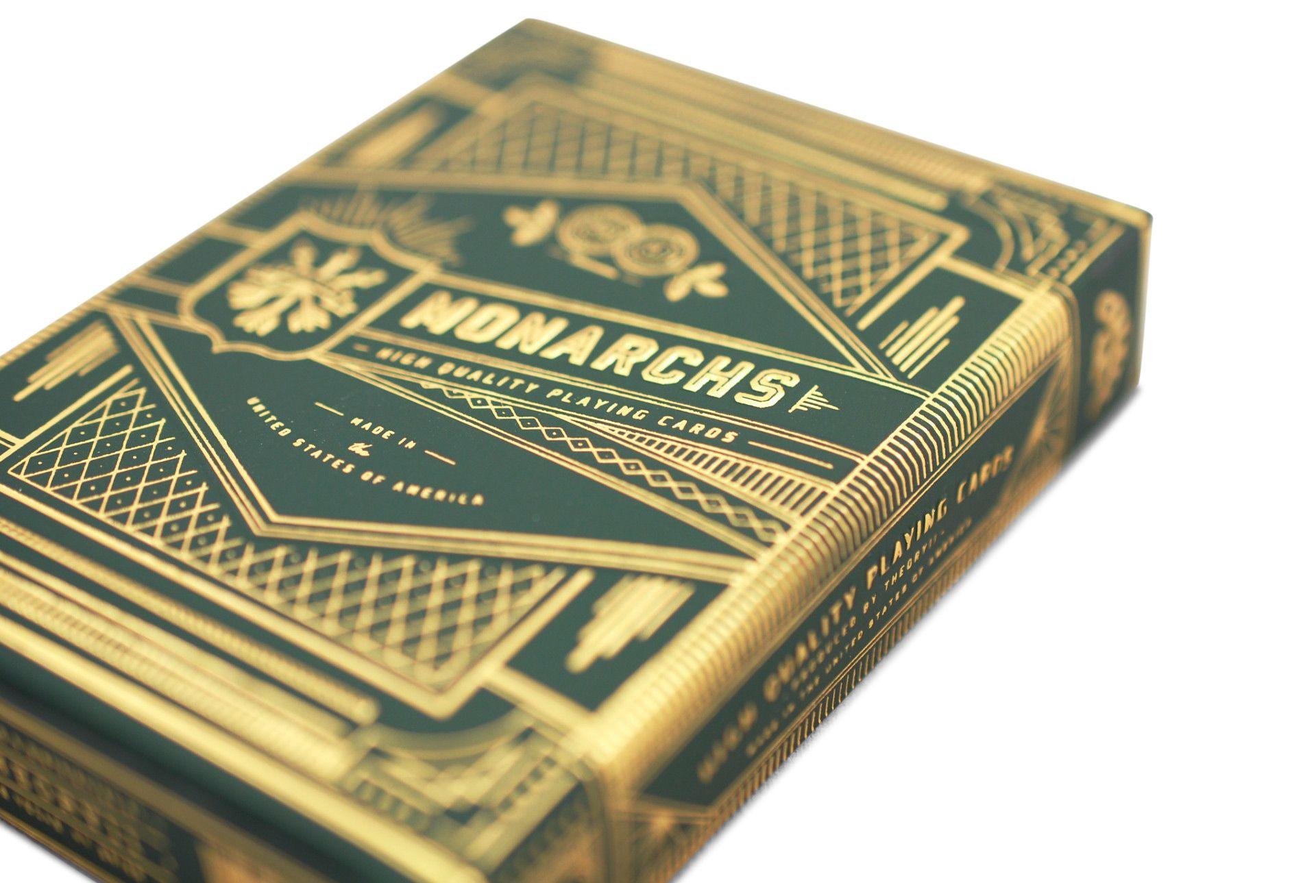 Green Monarchs Playing Cards* Playing Cards by Theory11