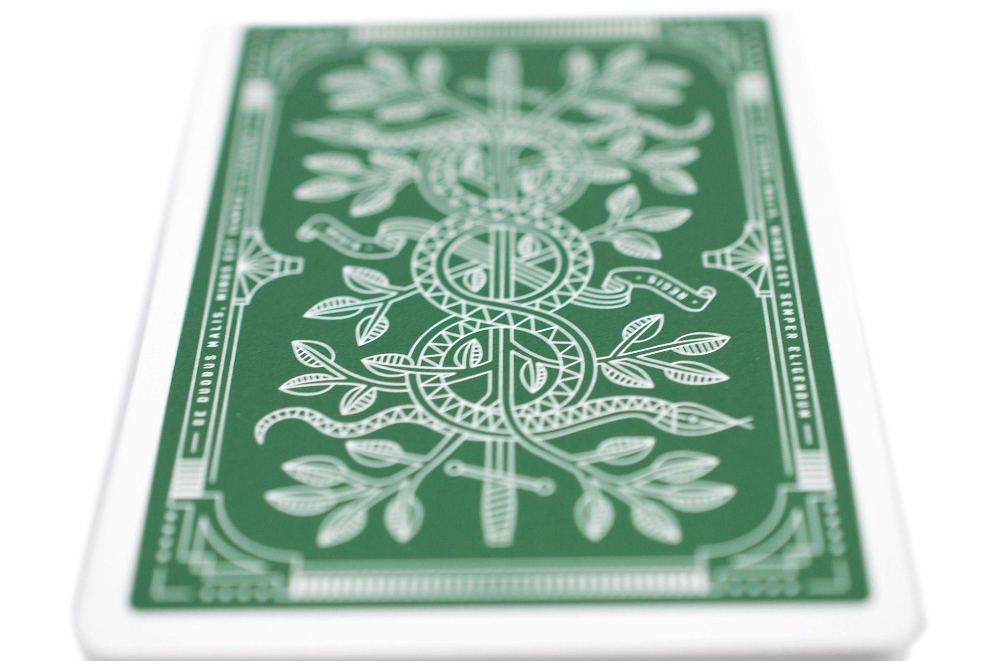 Green Monarchs Playing Cards* Playing Cards by Theory11