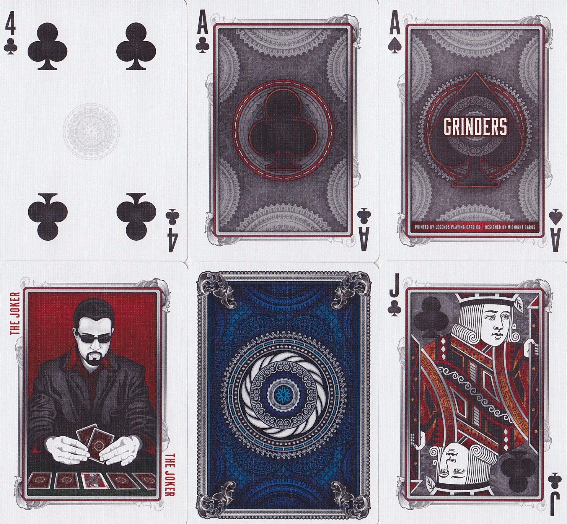 Grinders Playing Cards by Midnight Cards
