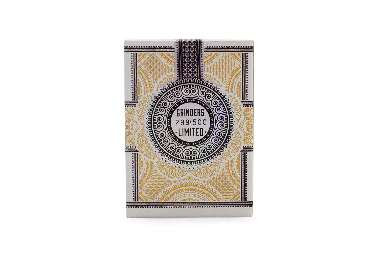 Grinders White Gold Limited Ed. Playing Cards by Midnight Cards