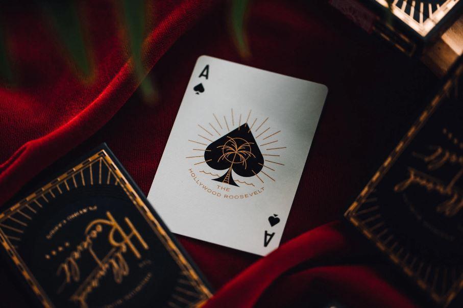 Hollywood Roosevelt Playing Cards Playing Cards by Theory11