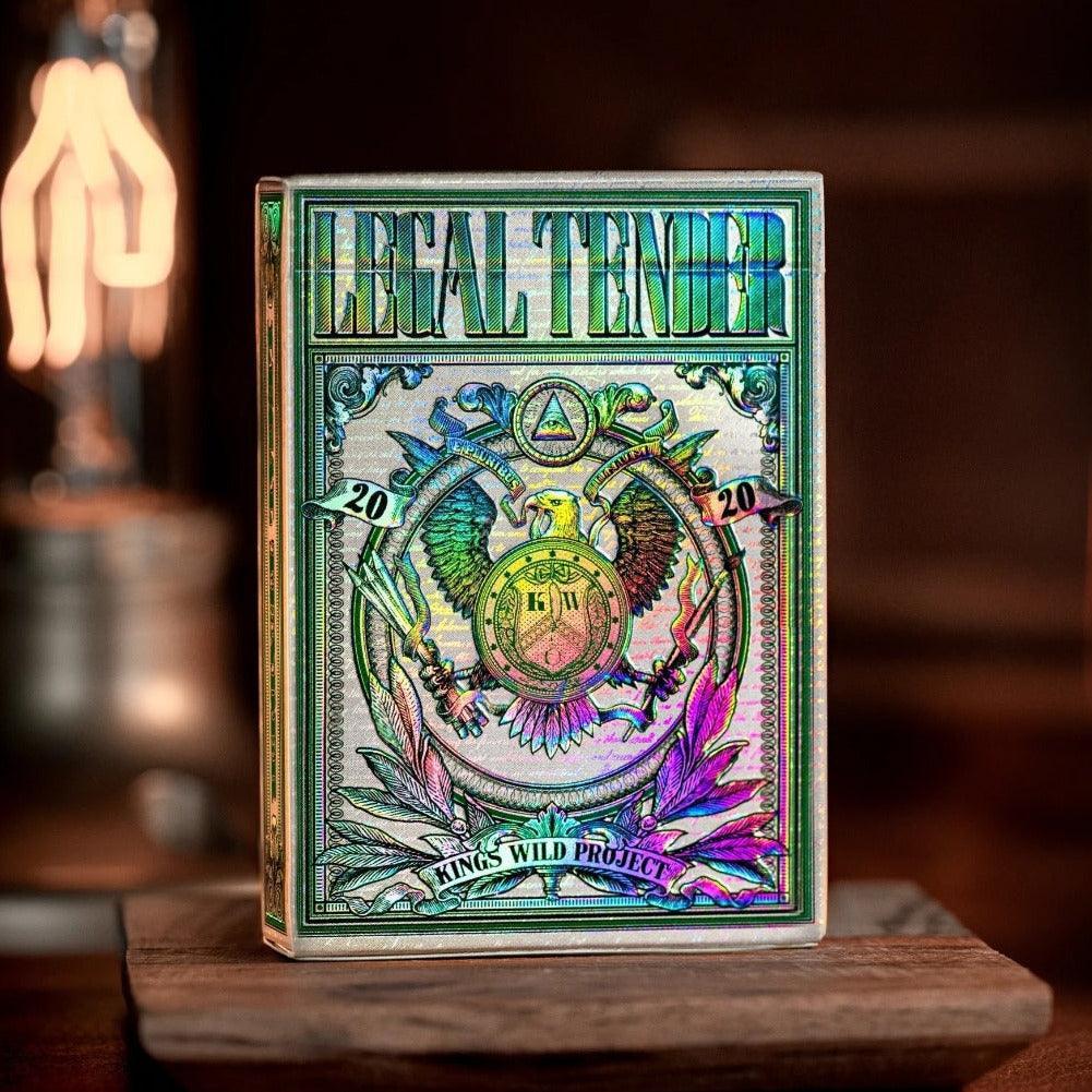Holographic Legal Tender Version II by Kings Wild Projects Playing Cards by Kings Wild Project