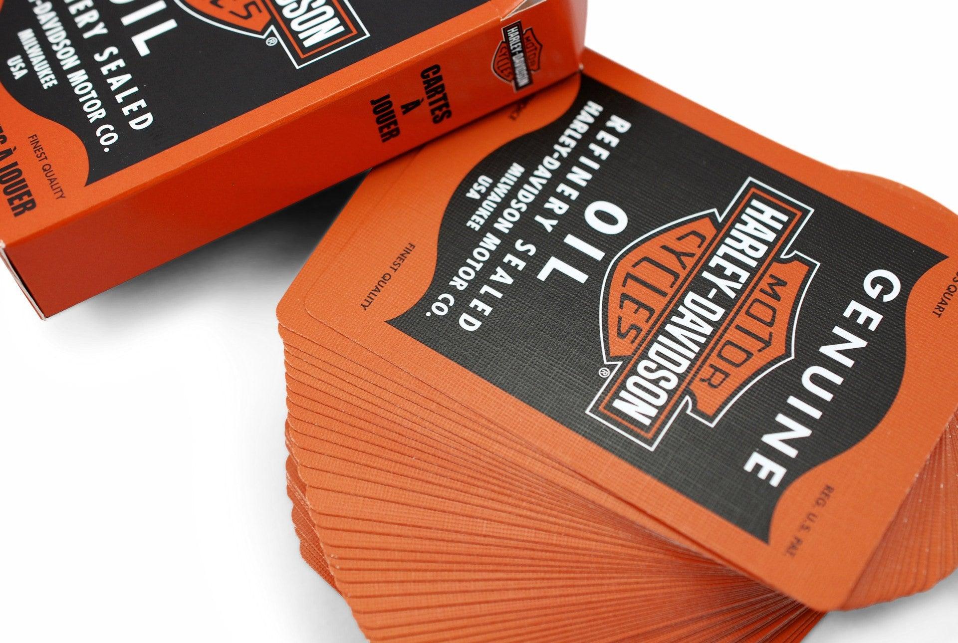 Harley Davidson® Oil-RarePlayingCards.com – Rare Playing Cards
