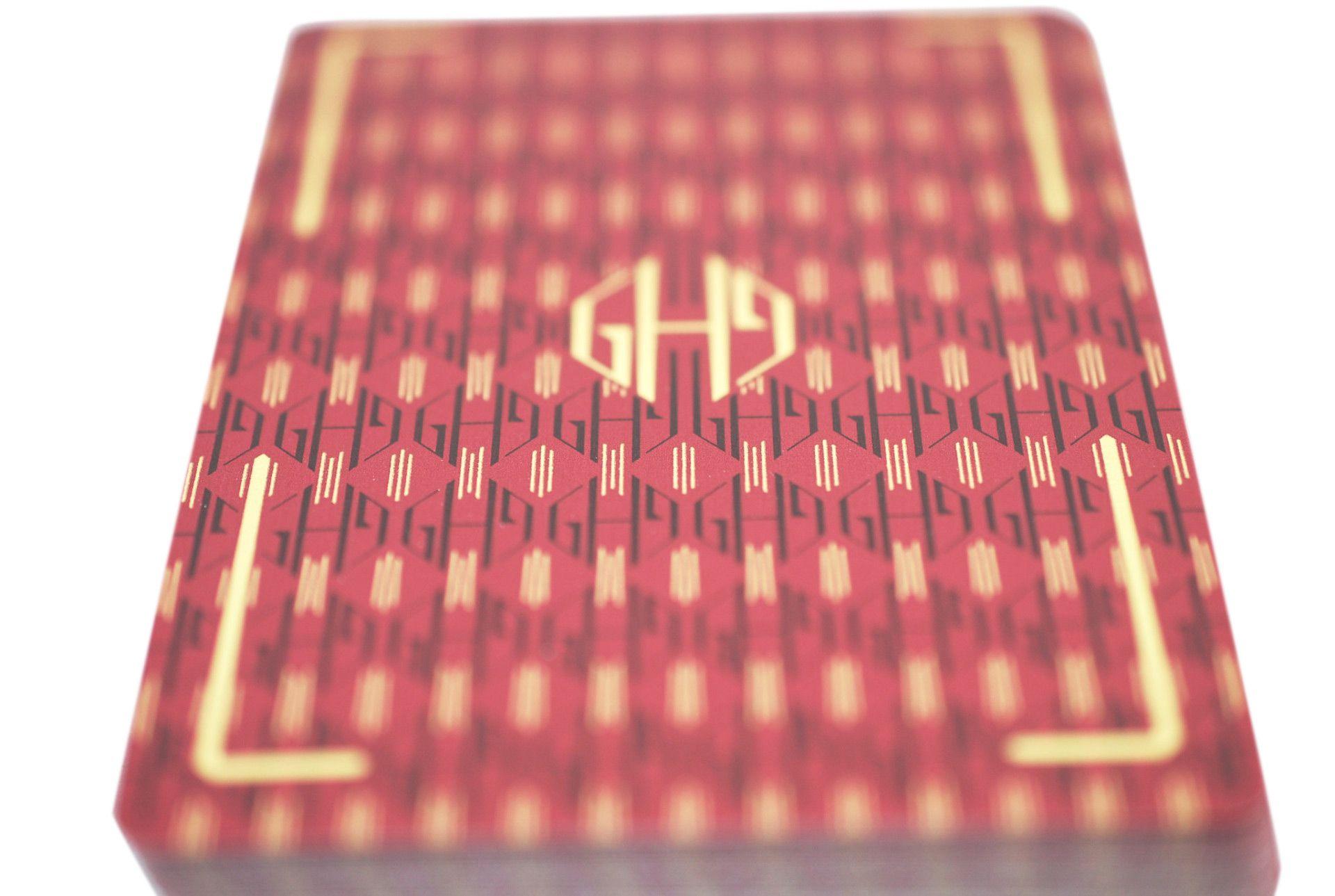 Hollingworths, Burgundy Ed. 2015 Edition* Playing Cards by Dan & Dave