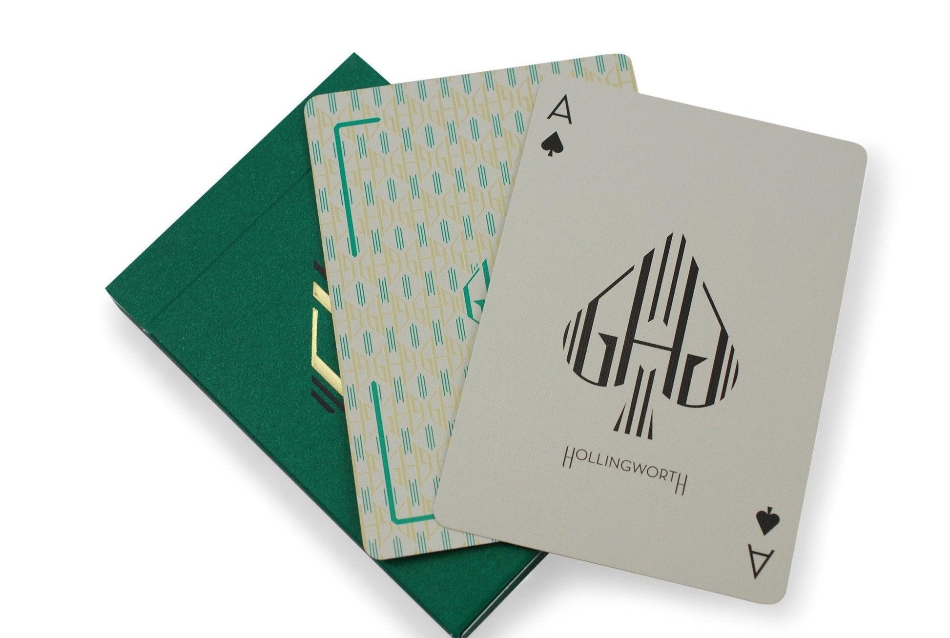 Hollingworths, Emerald Ed. Playing Cards by Dan & Dave