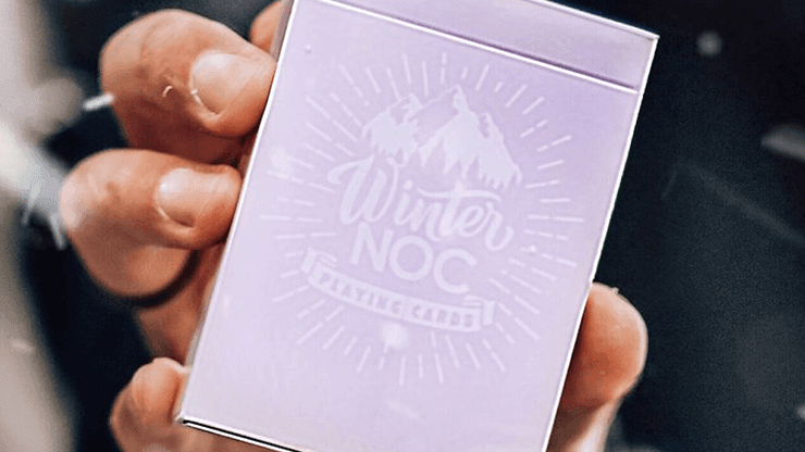 Purple Winter NOC Lavender Dusk Playing Cards Playing Cards by HOPC