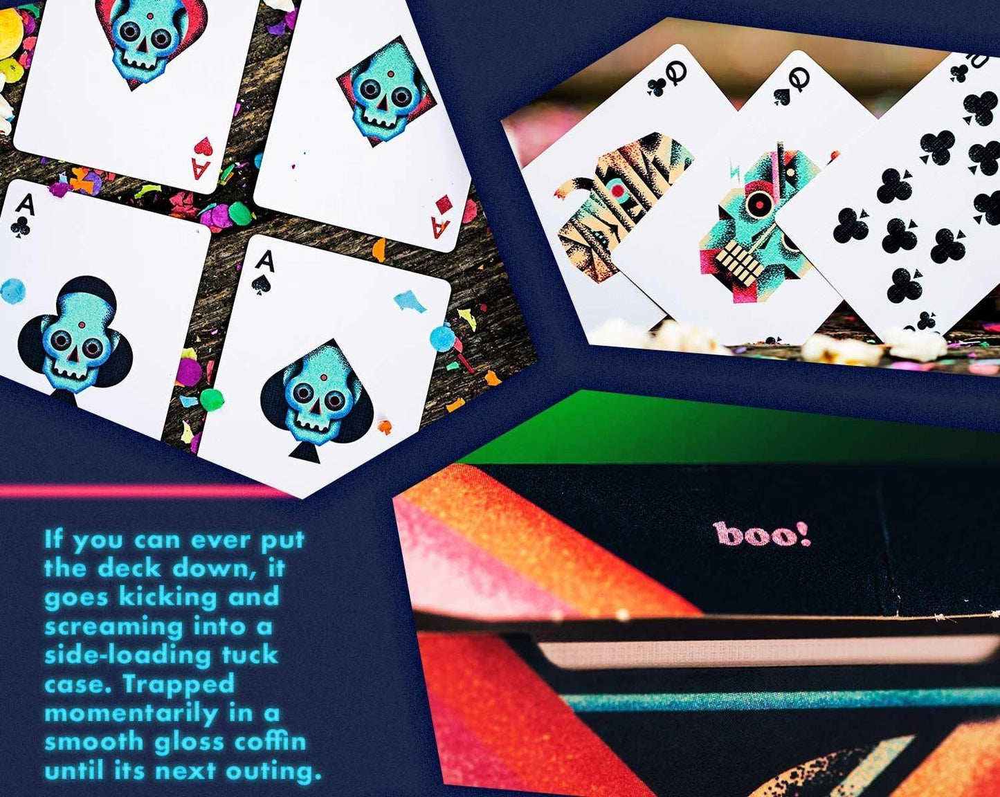 Little Deck of Horrors Playing Cards by Ellusionist