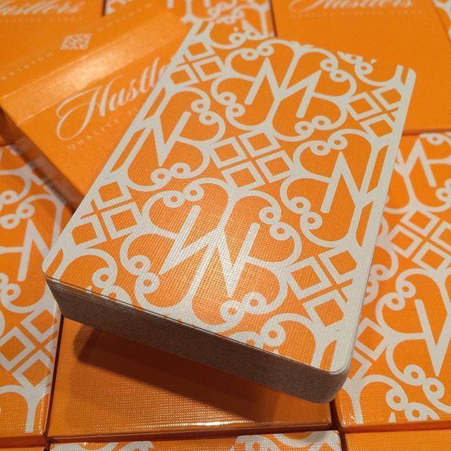 Hustlers Orange Limited Playing Cards by Ellusionist