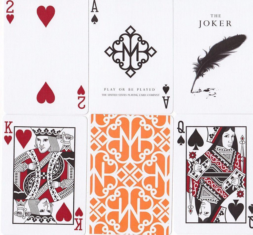 Hustlers Orange Limited Playing Cards by Ellusionist