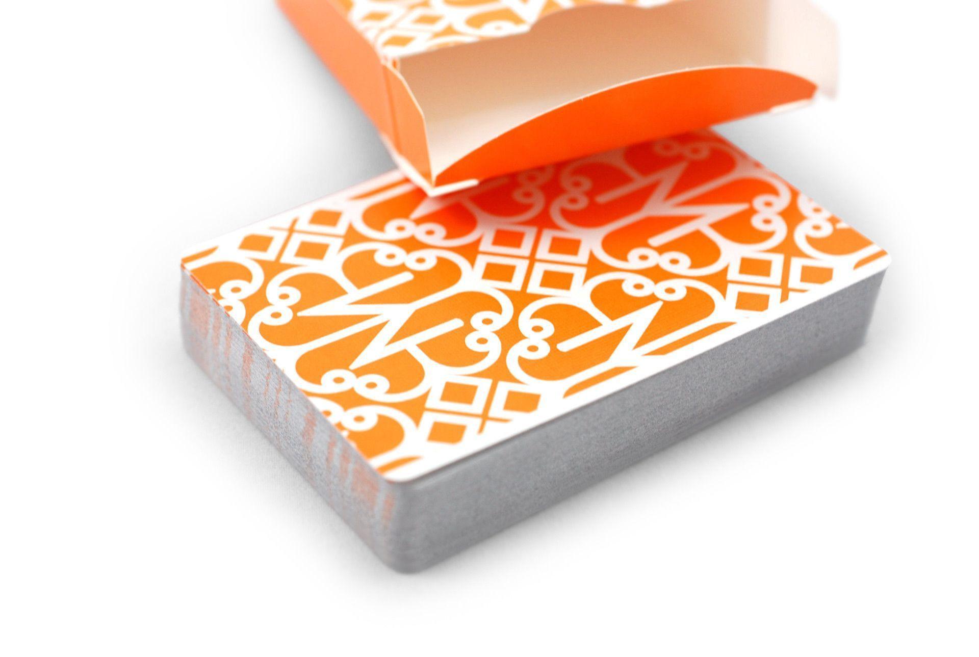 Hustlers Orange Limited Playing Cards by Ellusionist