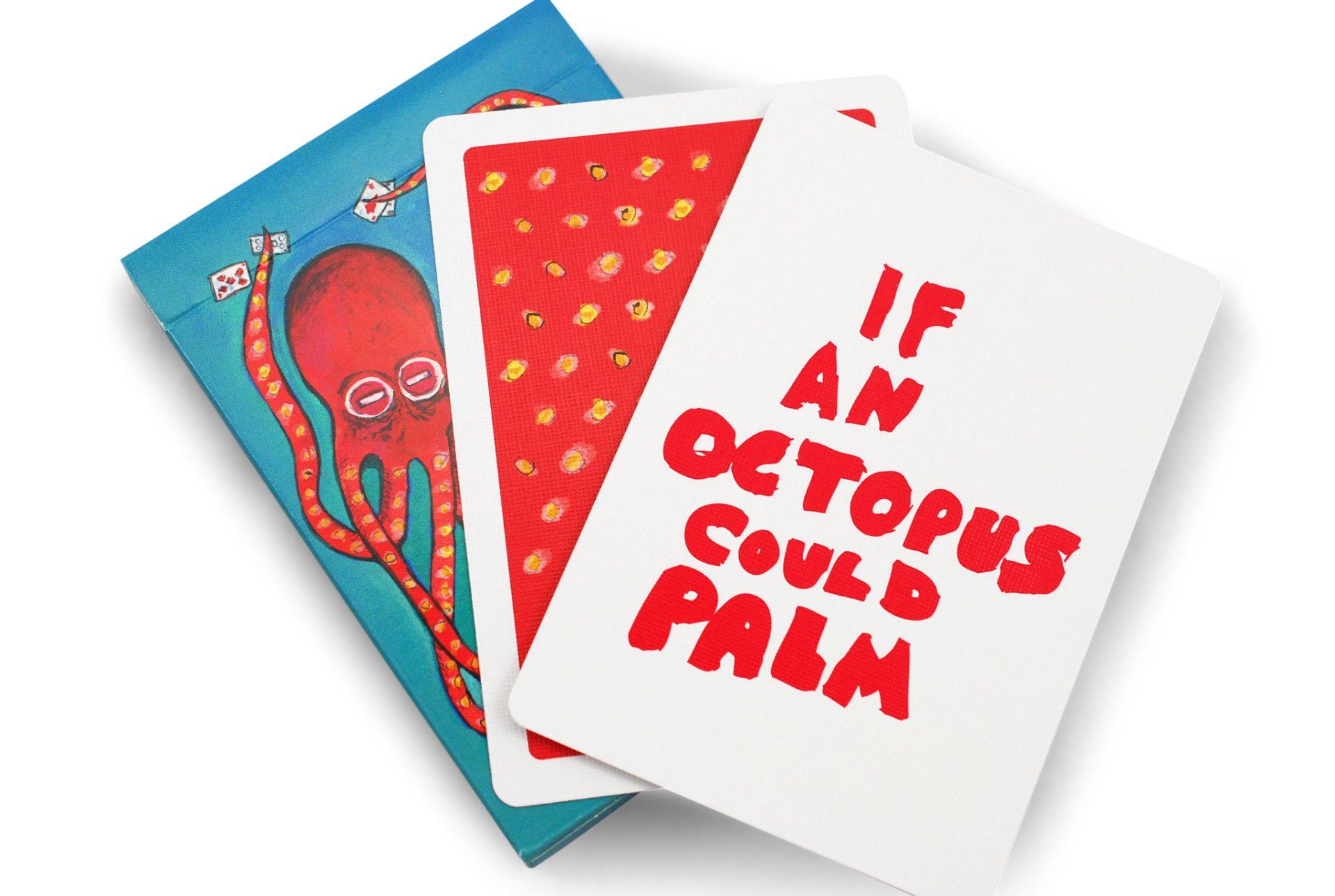 If an Octopus Could Palm-RarePlayingCards.com – Rare Playing