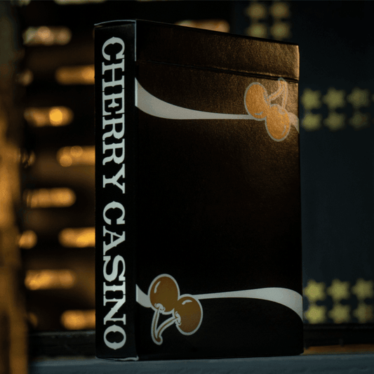 Monte Carlo Black and Gold Cherry Casino Playing Cards Playing Cards by Pure Imagination Projects