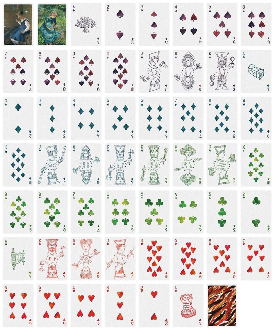 Impasto Playing Cards by Obec Studio