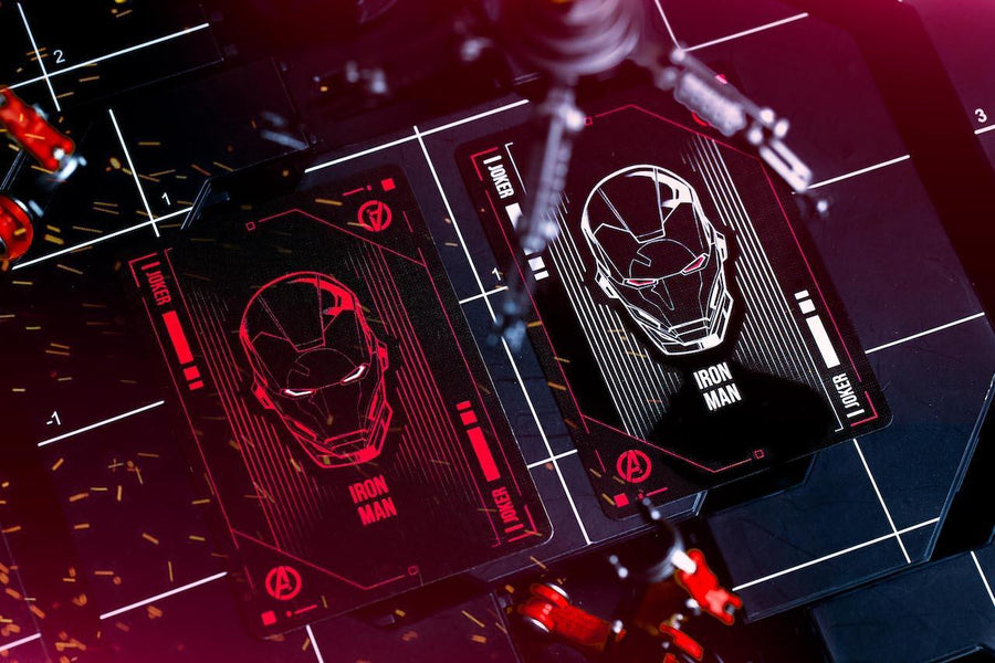 Iron Man Mark 85 Playing Cards Playing Cards by Card Mafia