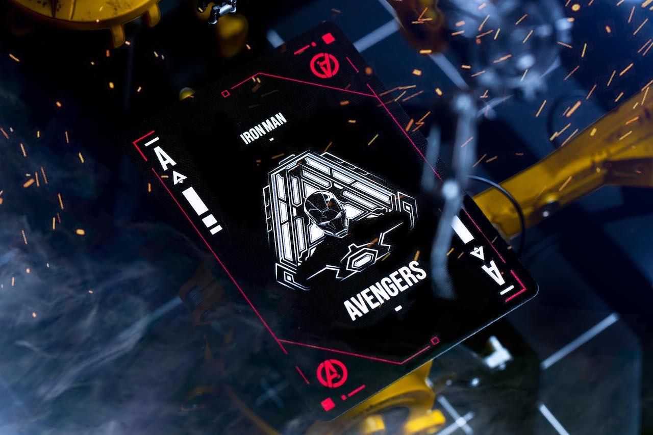 Iron Man Mark 85 Playing Cards Playing Cards by Card Mafia