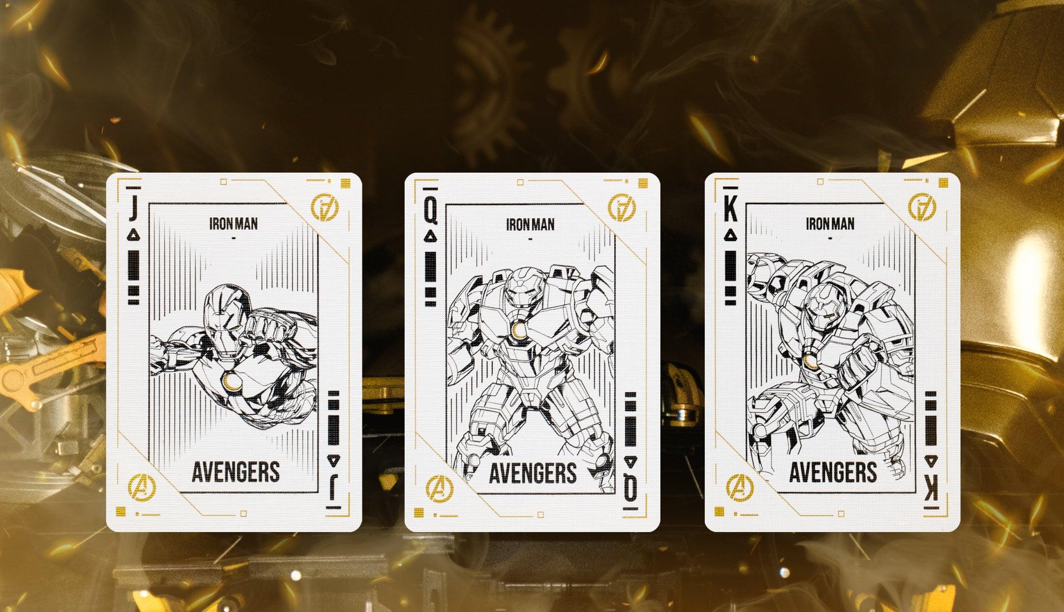 Gold Foil Iron Man Playing Cards - MK 21 by Card Mafia – Rare