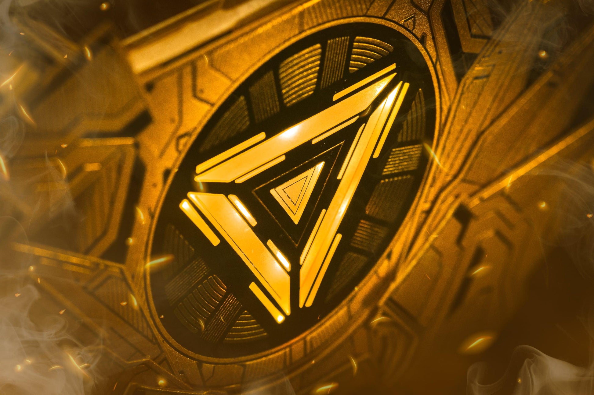 IRON MAN PLAYING CARDS - MK 21 GOLD FOIL Playing Cards by Card Mafia