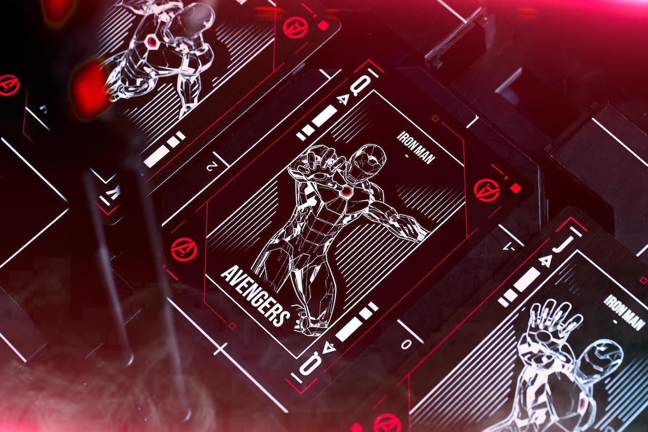 Iron Man Mark 85 Playing Cards Playing Cards by Card Mafia