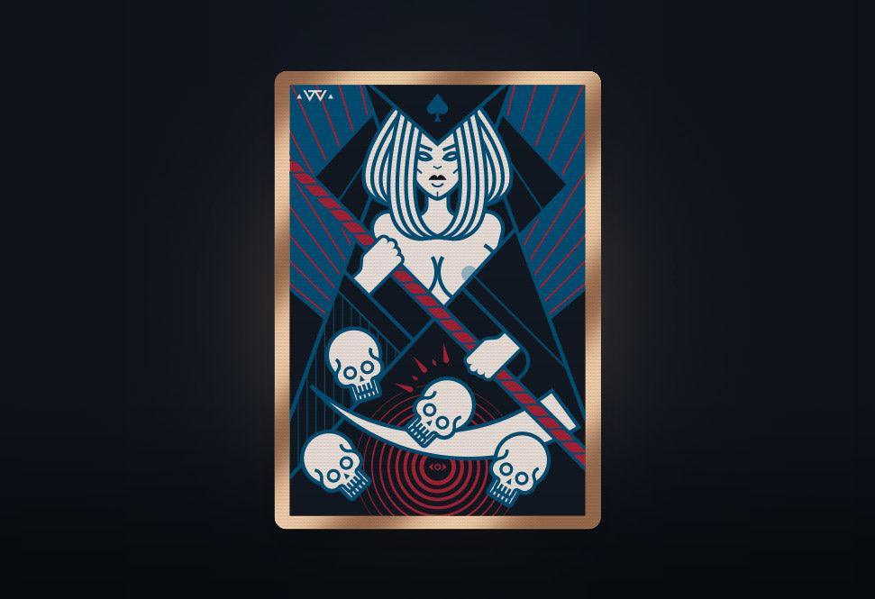 Egoism Ivory Playing Cards Playing Cards by Thirdway Industries