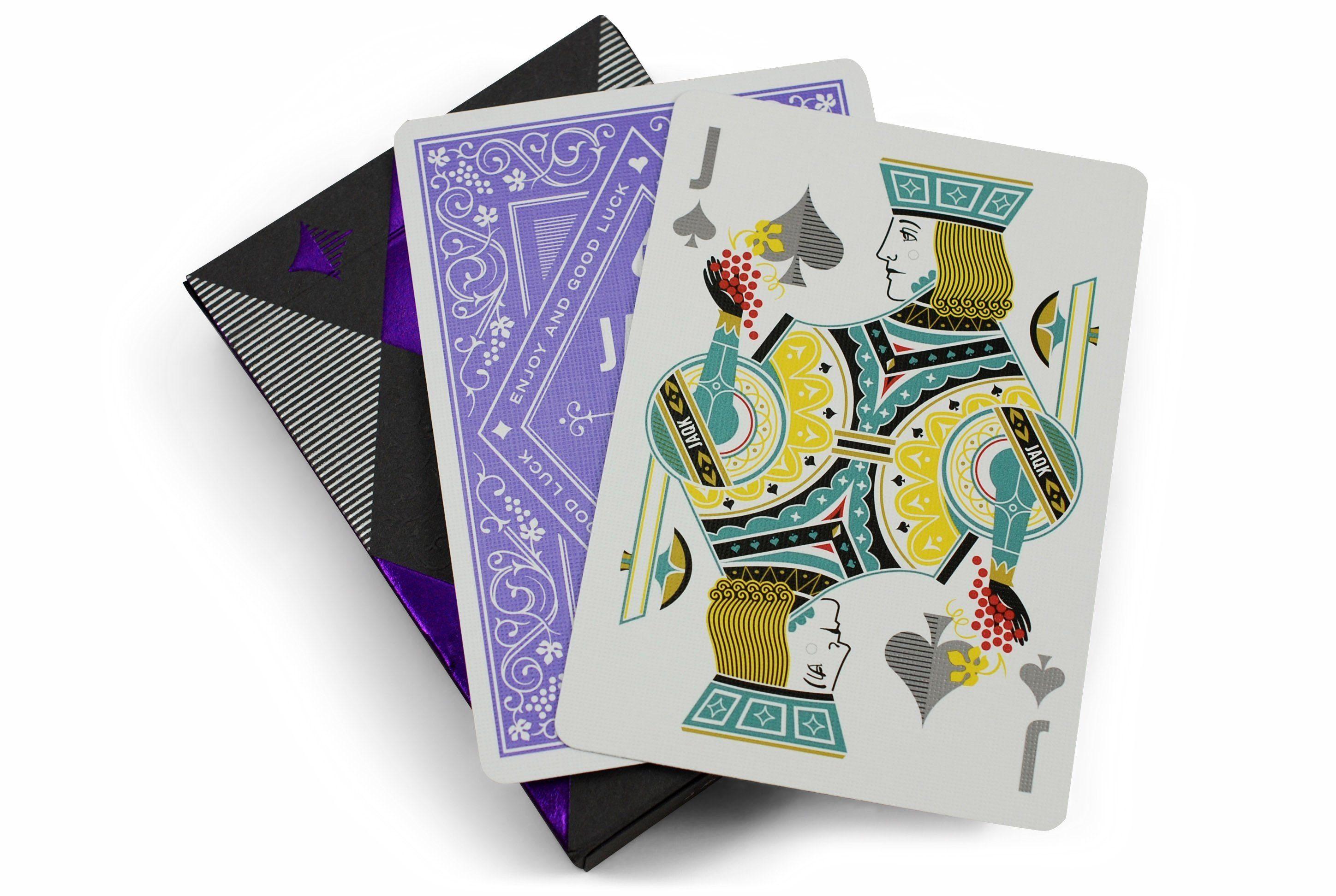 JAQK Amethyst-RarePlayingCards.com – Rare Playing Cards