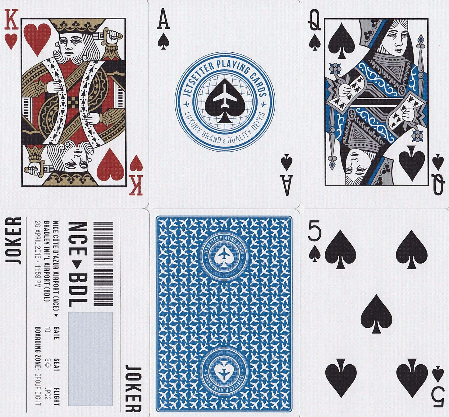 Jetsetter: Premier Edition Playing Cards by Expert Playing Card Co.