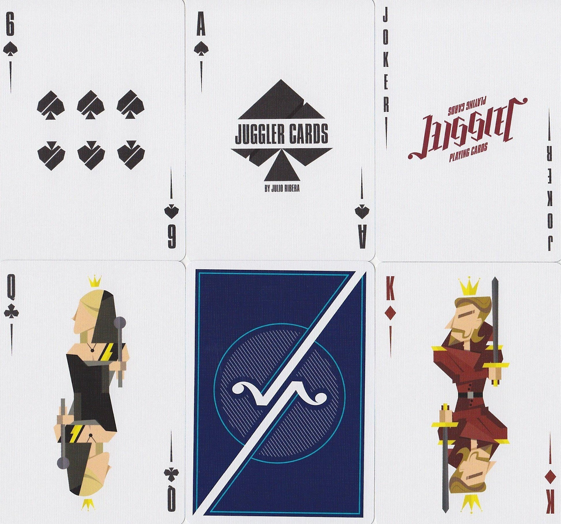 Juggler Playing Cards by Julio Ribera