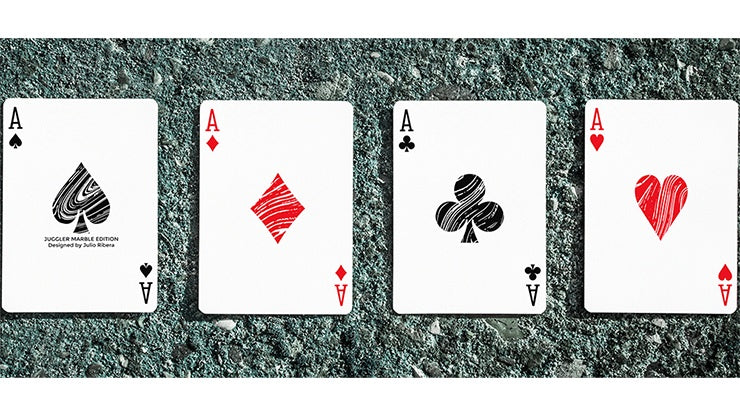 Juggler Marble Edition Playing Cards by Julio Ribera