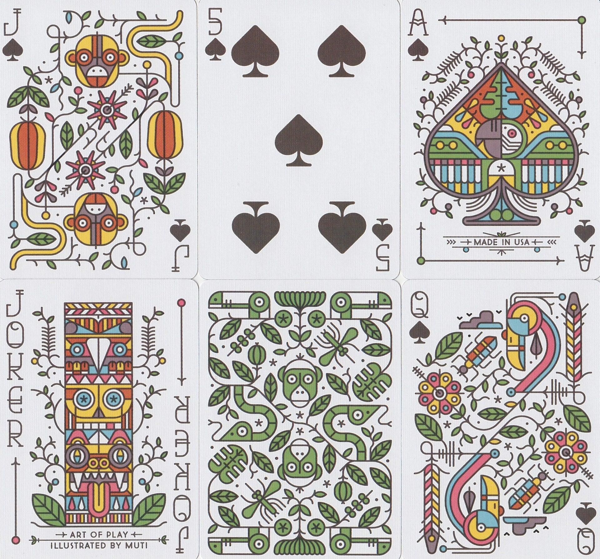 Jungle Deck Playing Cards by Art of Play