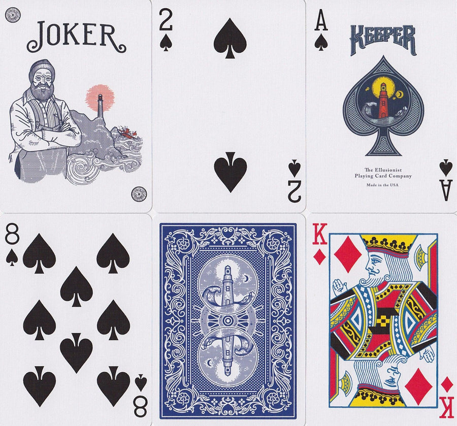 Keepers Blue Playing Cards by Ellusionist