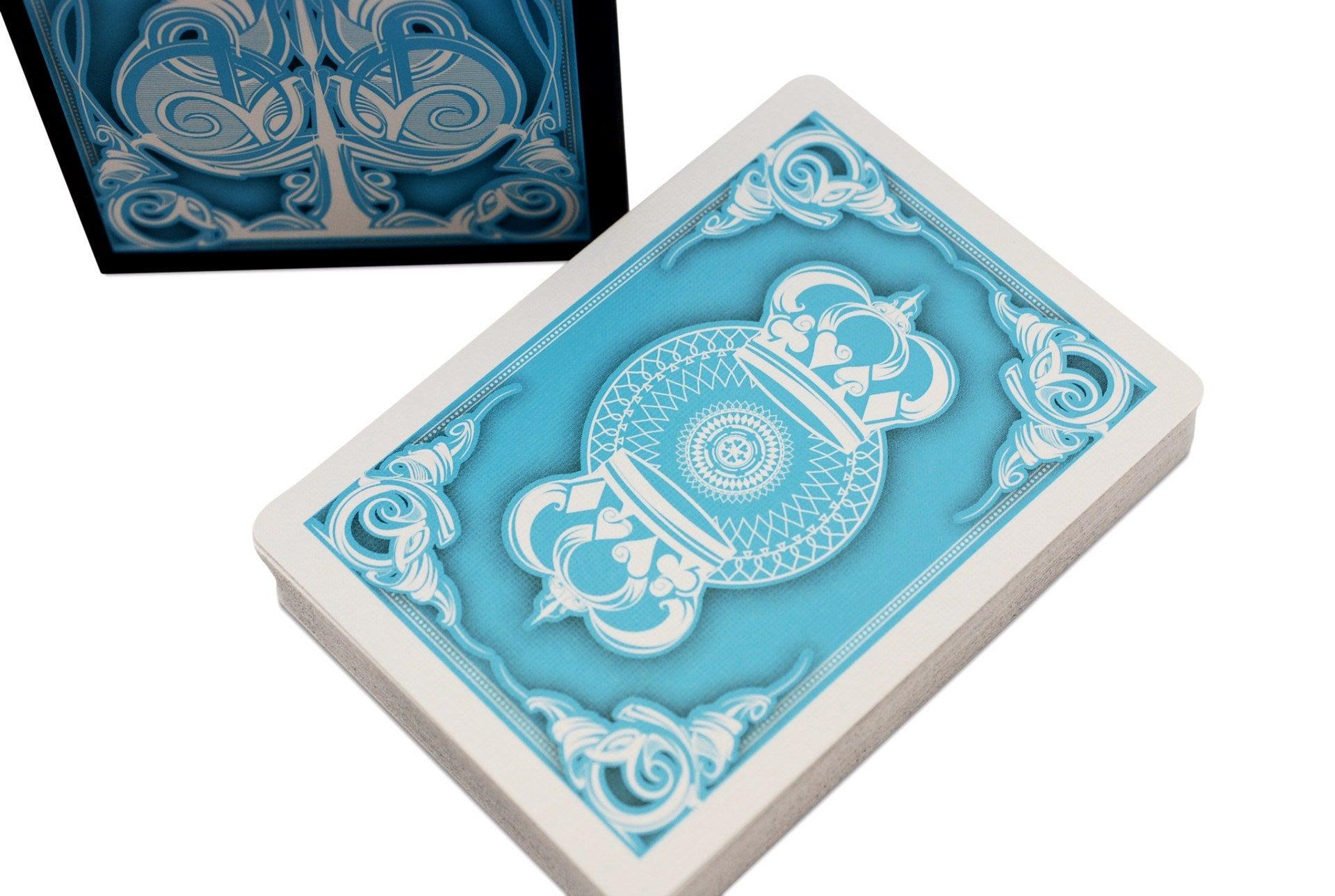 Light Blue Crown Playing Cards by The Blue Crown