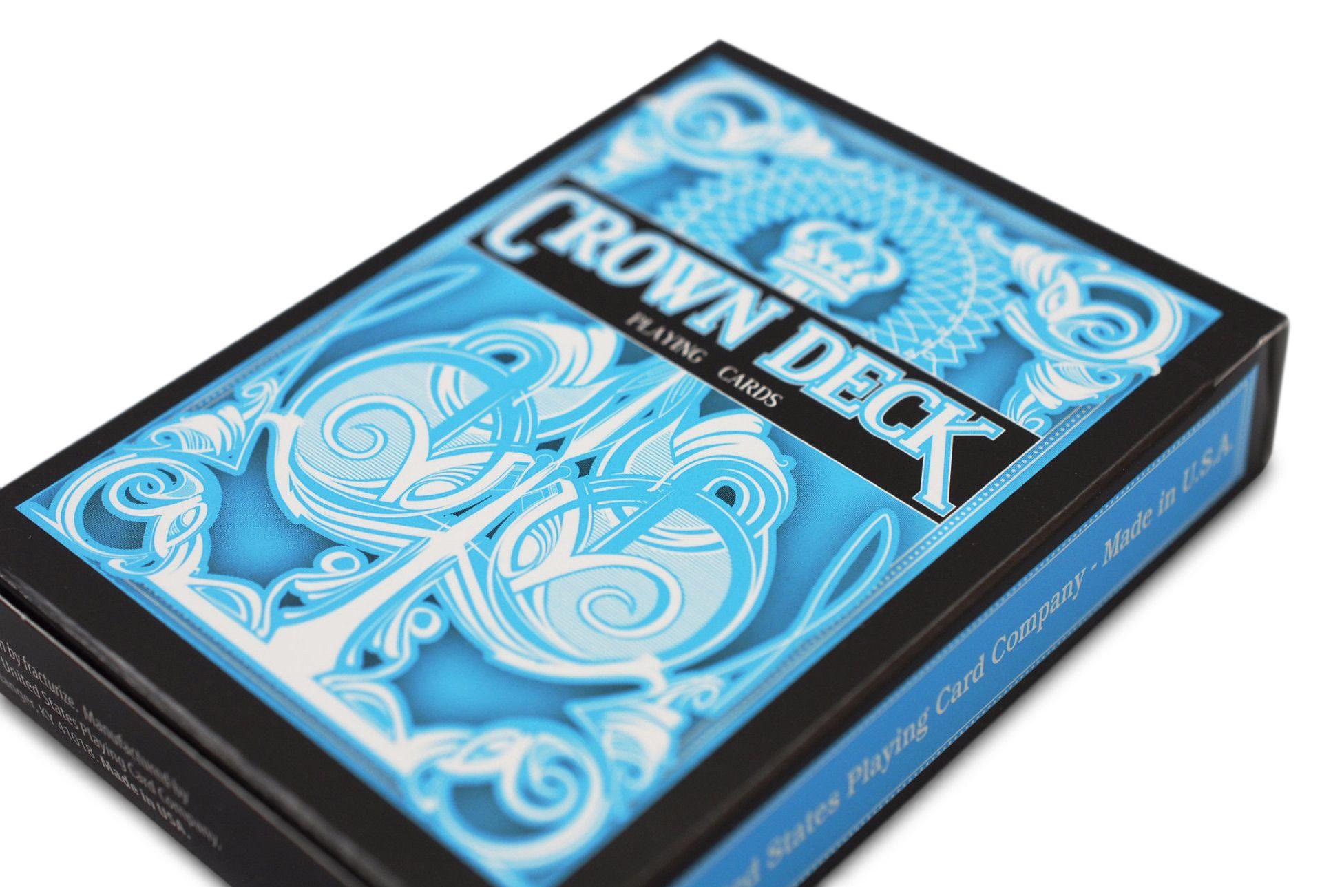 Light Blue Crown Playing Cards by The Blue Crown