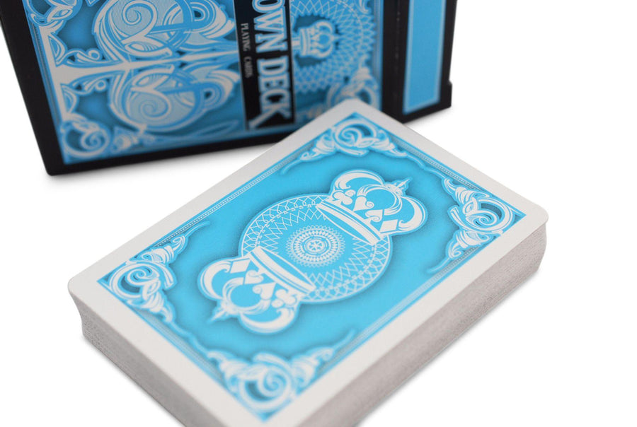 Light Blue Crown Playing Cards by The Blue Crown
