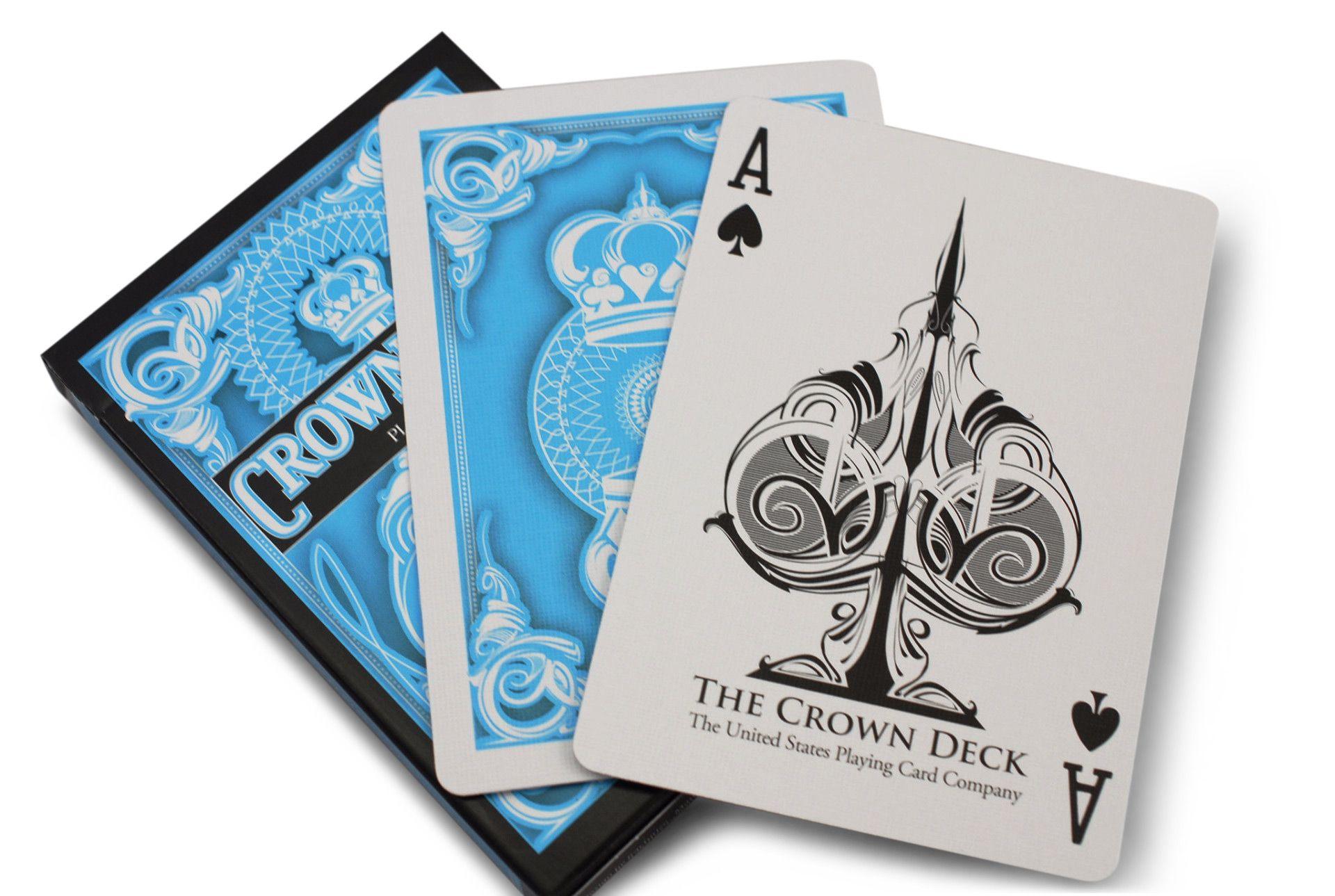 Light Blue Crown Playing Cards by The Blue Crown
