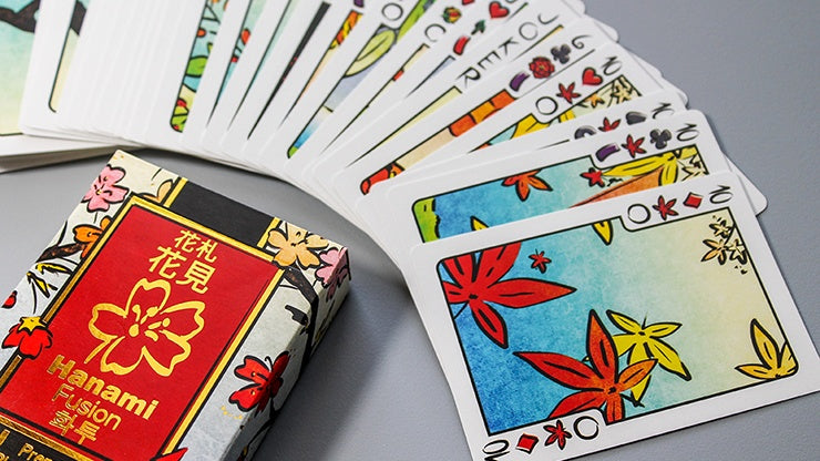 Limited Edition Hanami Fusion (Poker Size) Playing Cards by Legends Playing Card Co.