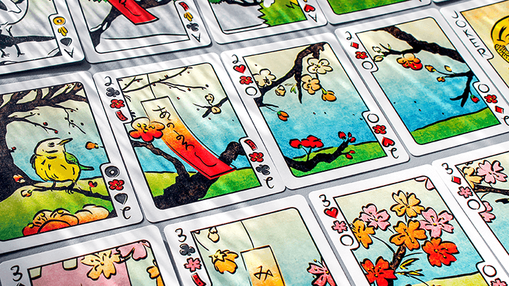 Limited Edition Hanami Fusion (Poker Size) Playing Cards by Legends Playing Card Co.