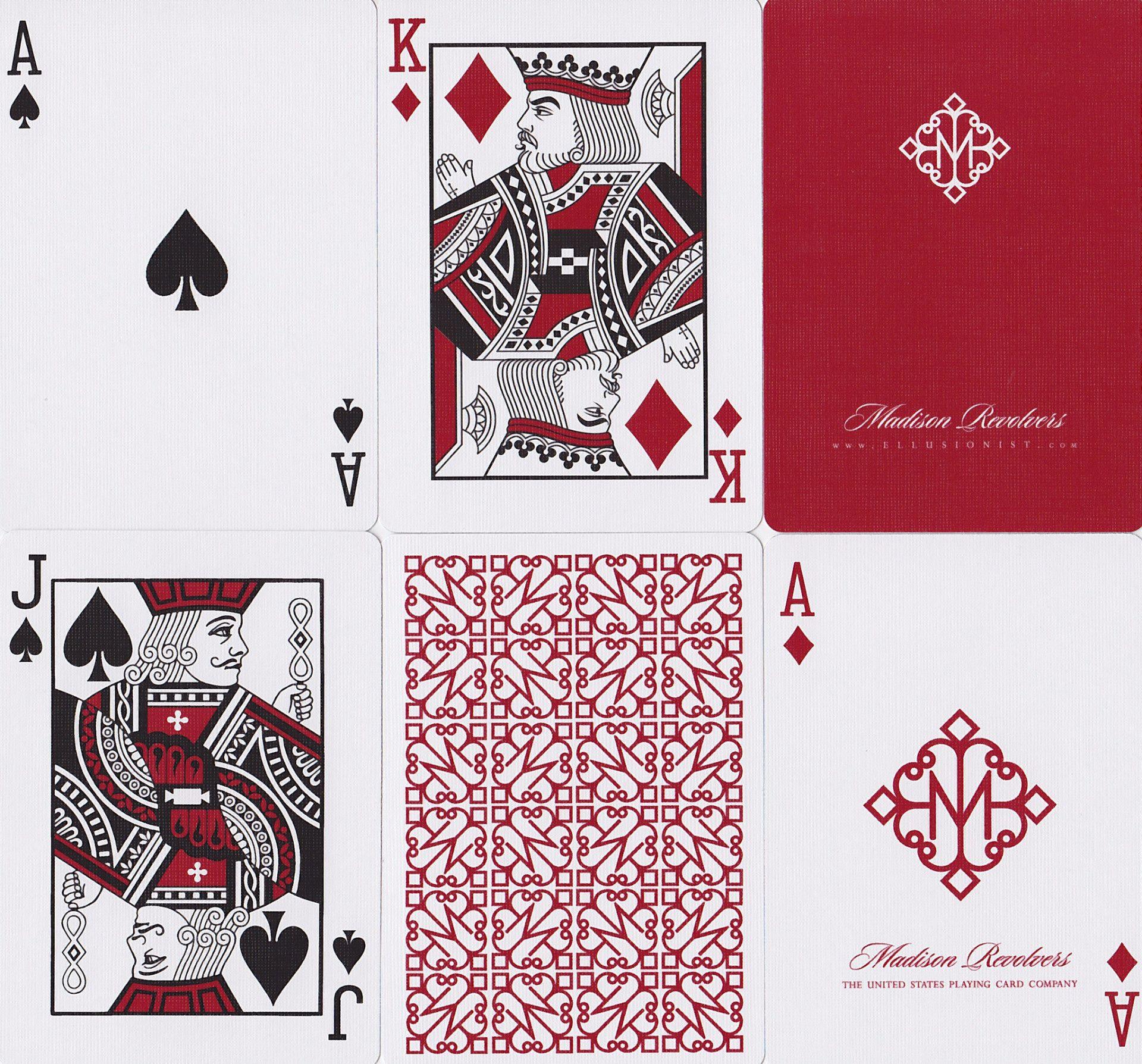 Madison Revolvers Playing Cards by Ellusionist